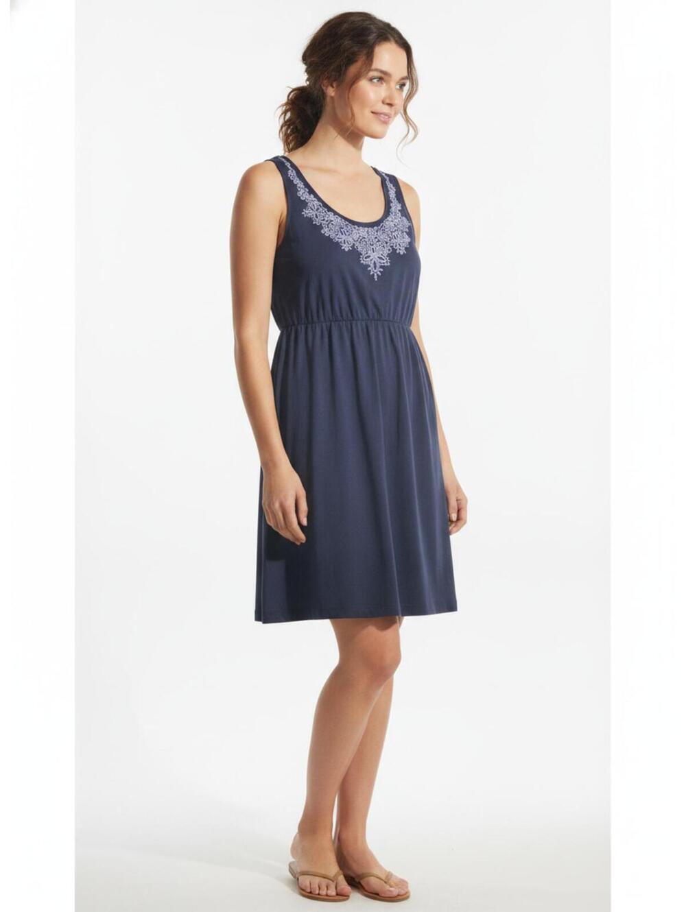Sonoma Blue Embroidered Summer Everyday Dress   XL